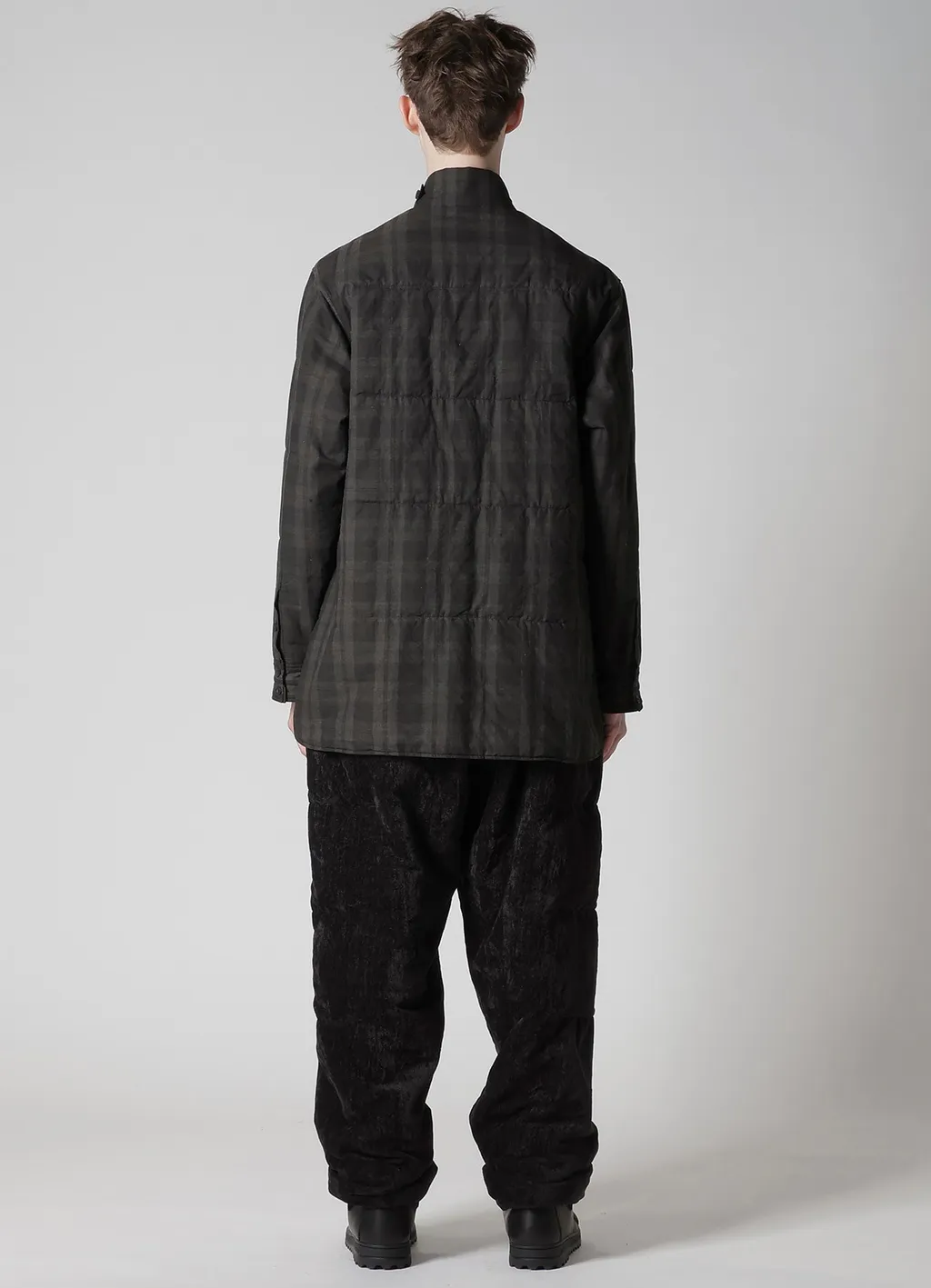 Madras Ink Plaid Cs Padded Blouse
