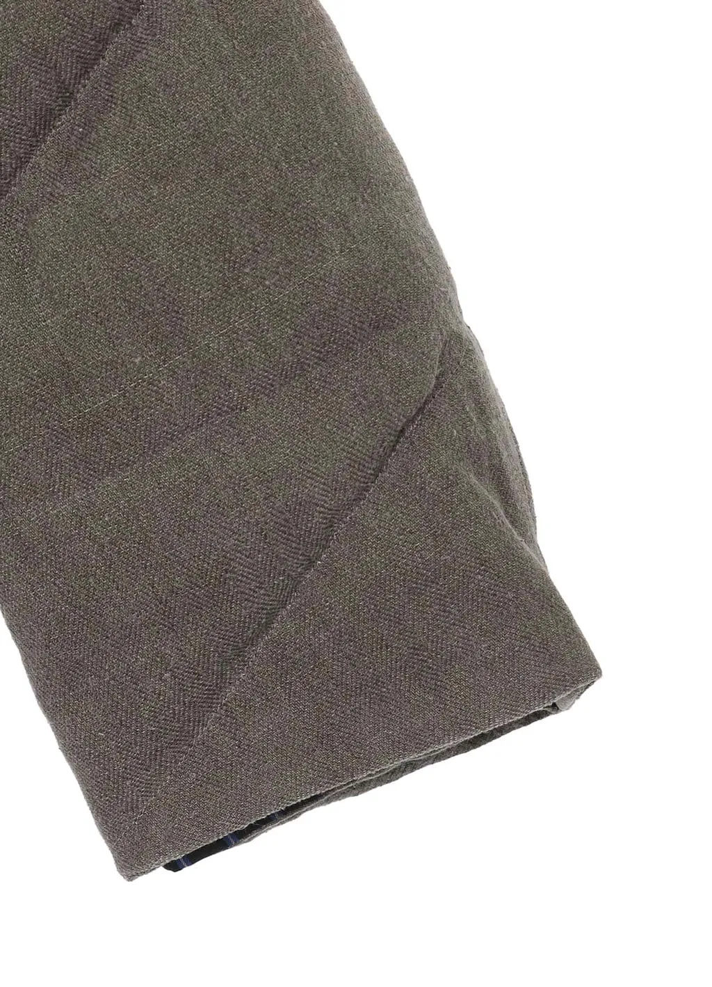 Silk Linen 3Buttons Diagonal Padded Long Jacket