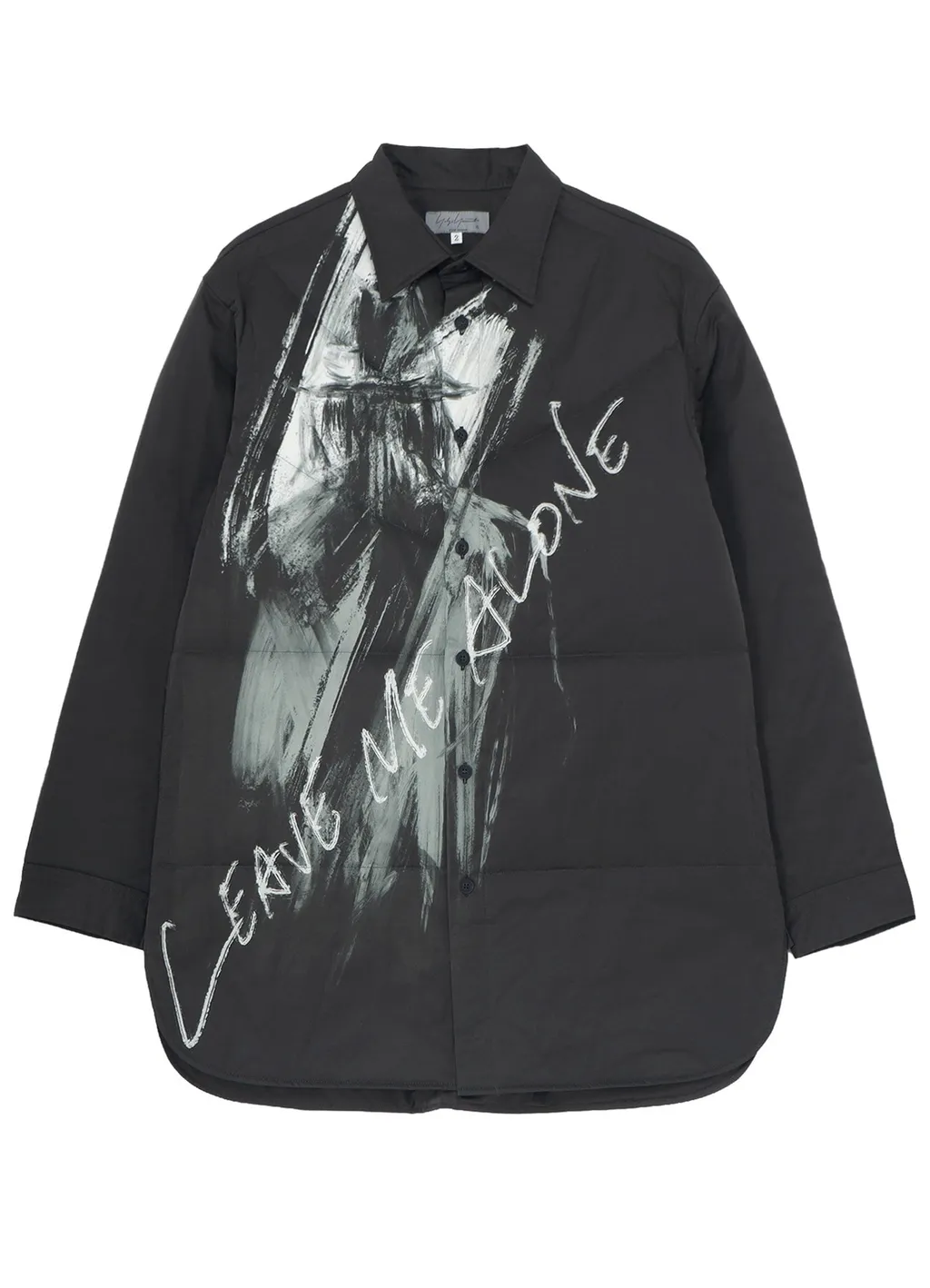 Y Message Printed Padded Blouse