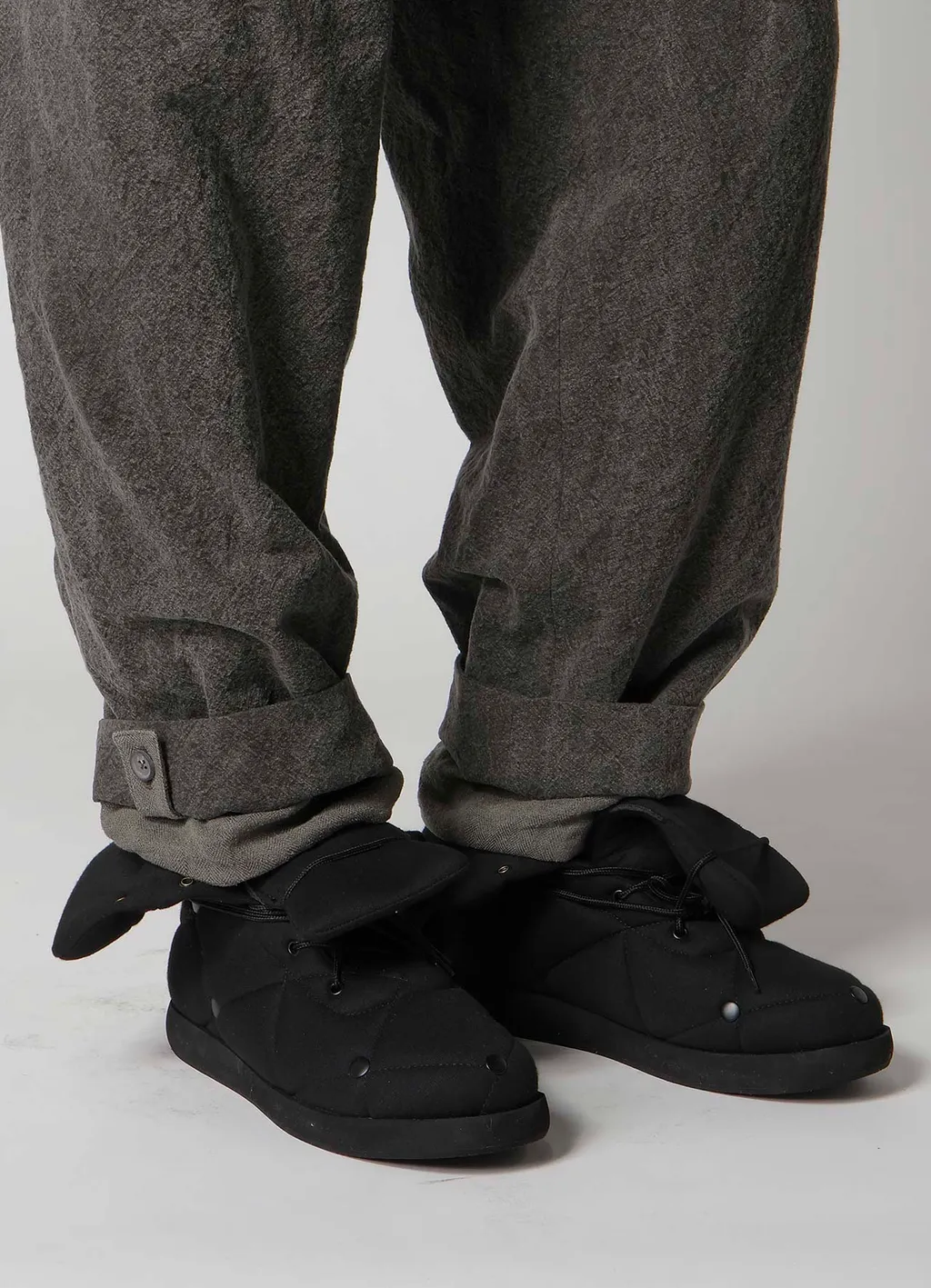 Silk Linen Pocket Detail Padded Pants