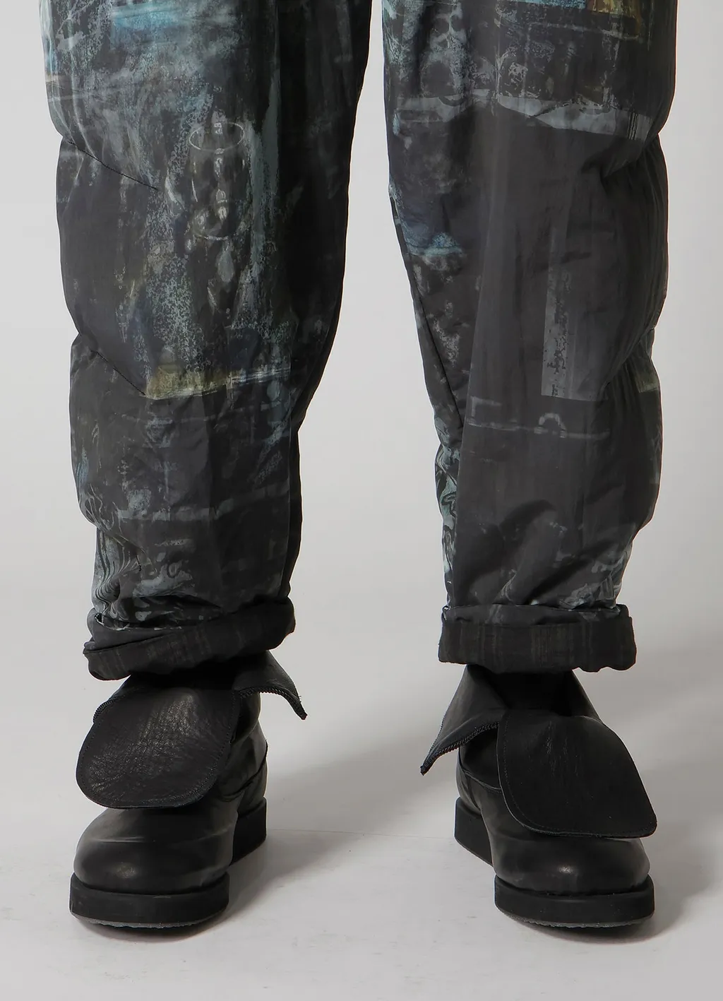 Diagonal Fpadded Printed Pants