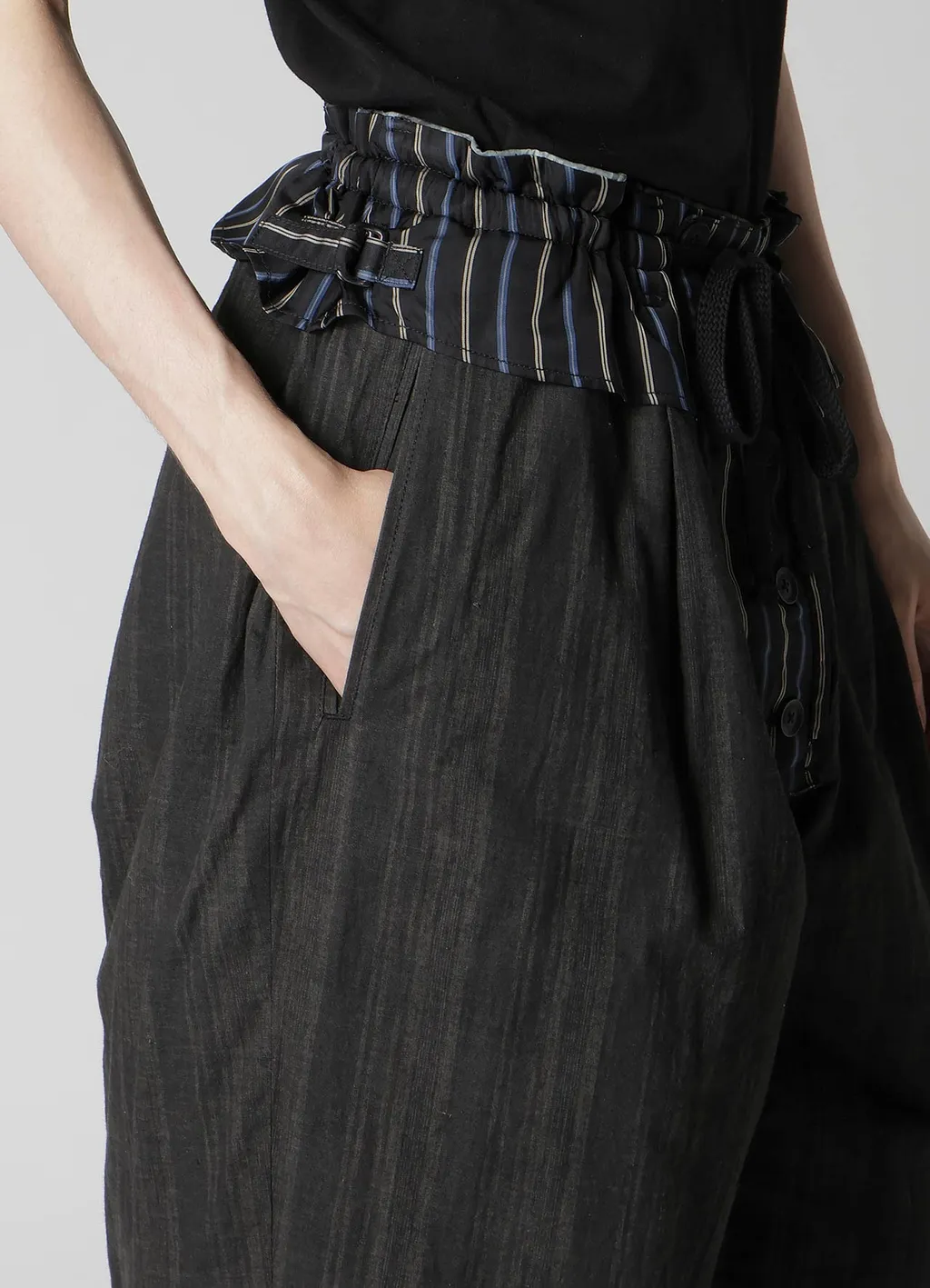 Diagonal Fpadded Printed Pants