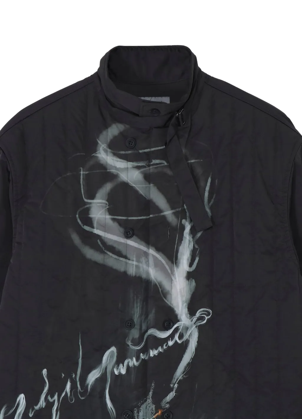 Tobacco Printed Padded Blouse
