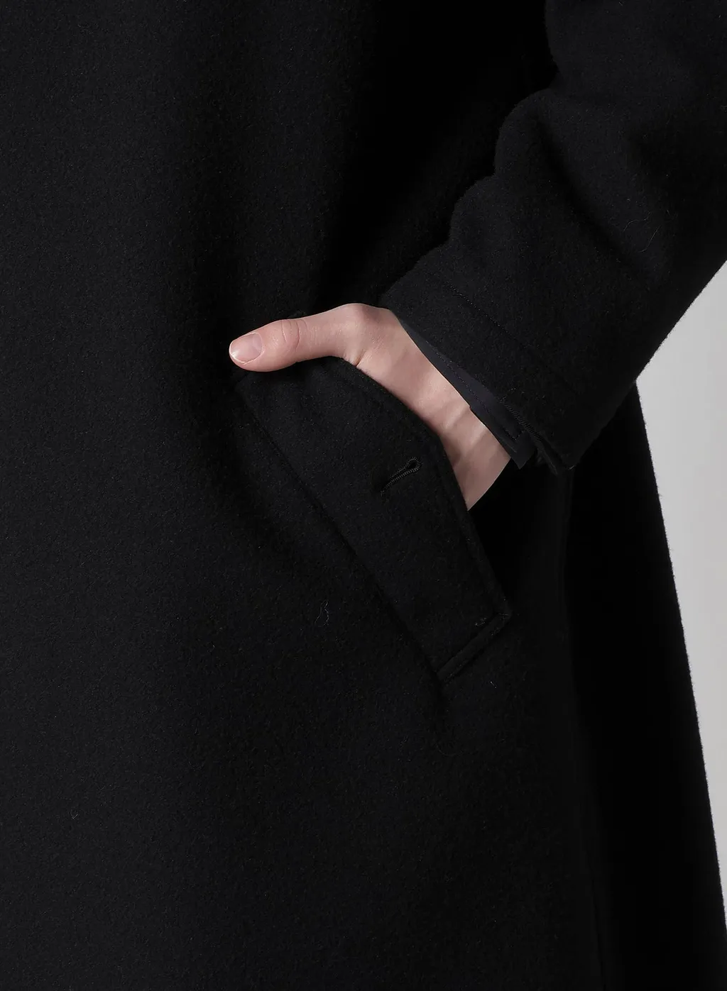 Airy Mosser Hooded Coat