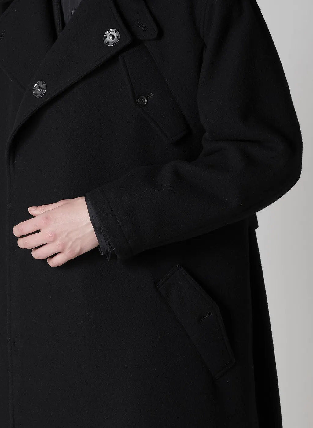 Airy Mosser Hooded Coat