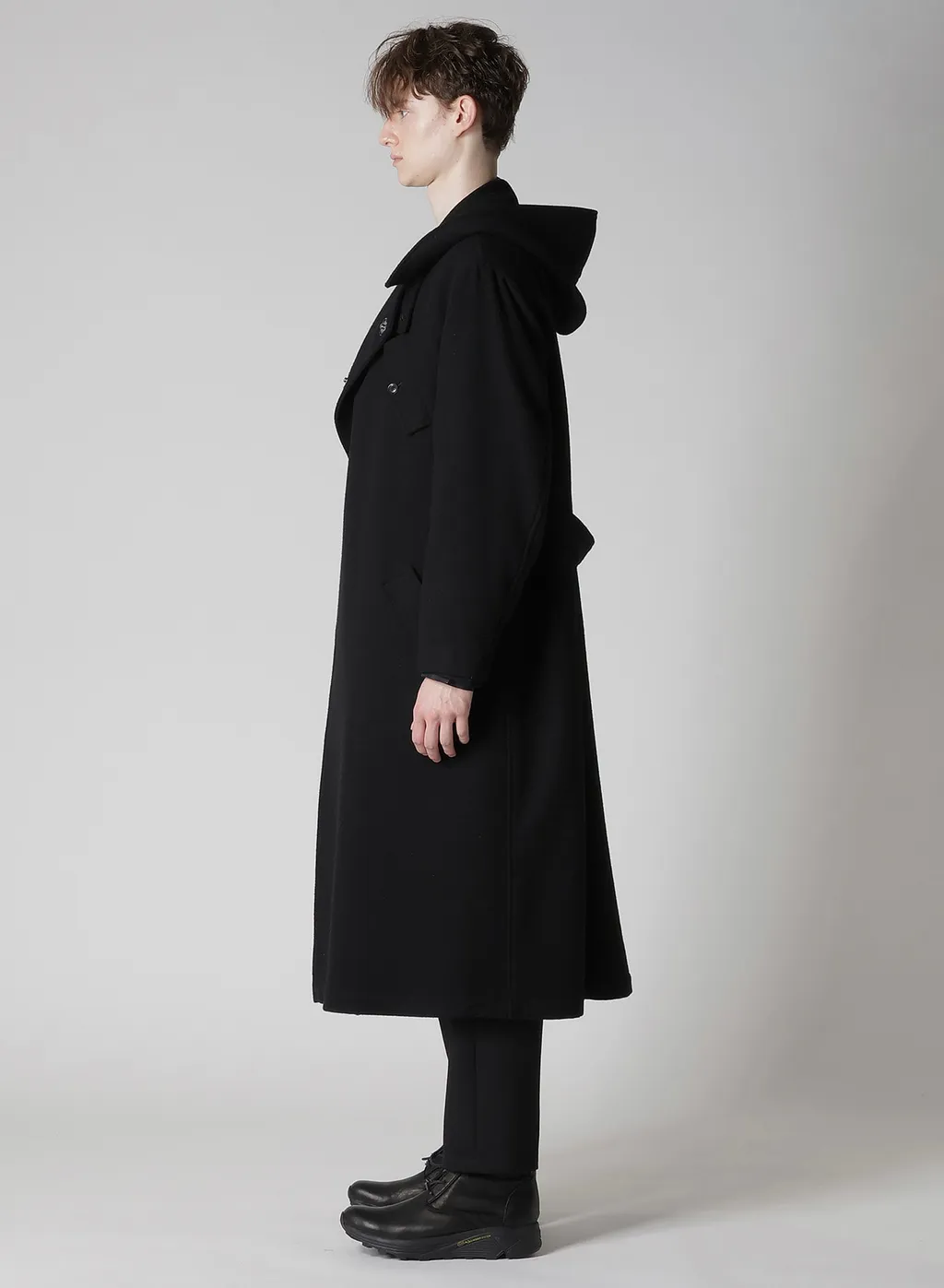 Airy Mosser Hooded Coat