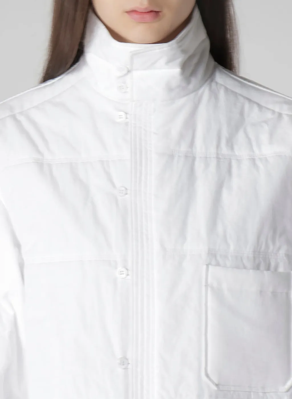 100/2 Broad Loop Button Padded Blouse