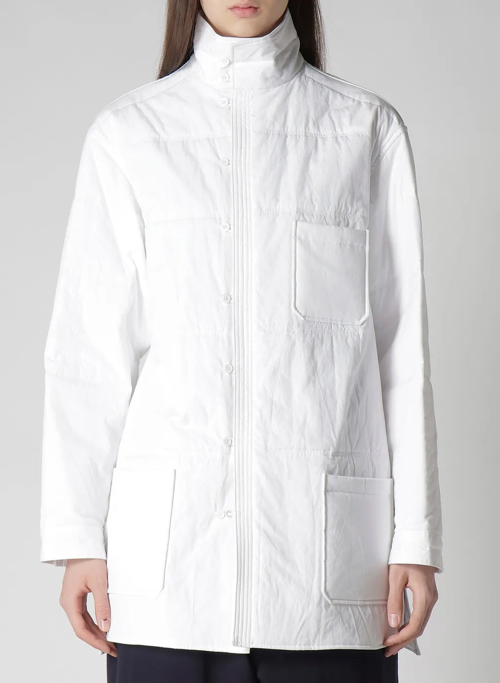 100/2 Broad Loop Button Padded Blouse