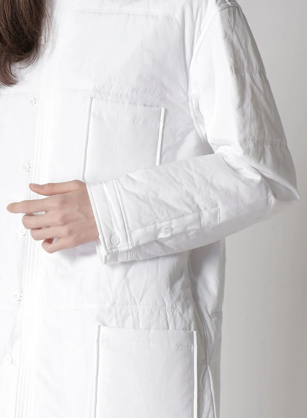 100/2 Broad Loop Button Padded Blouse