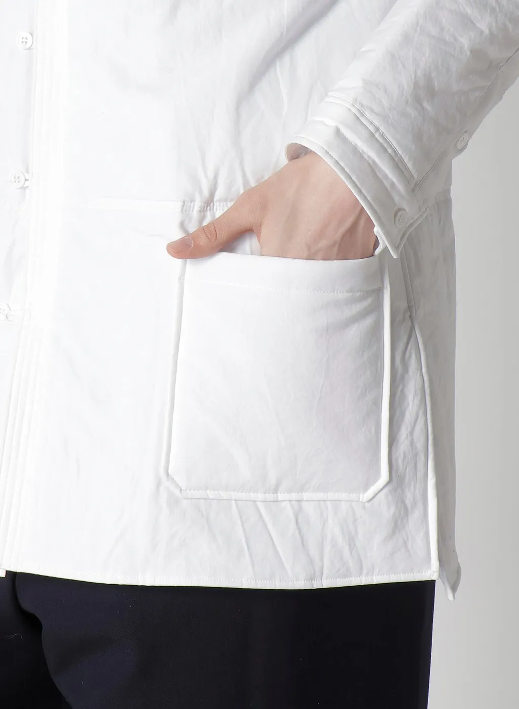 100/2 Broad Loop Button Padded Blouse