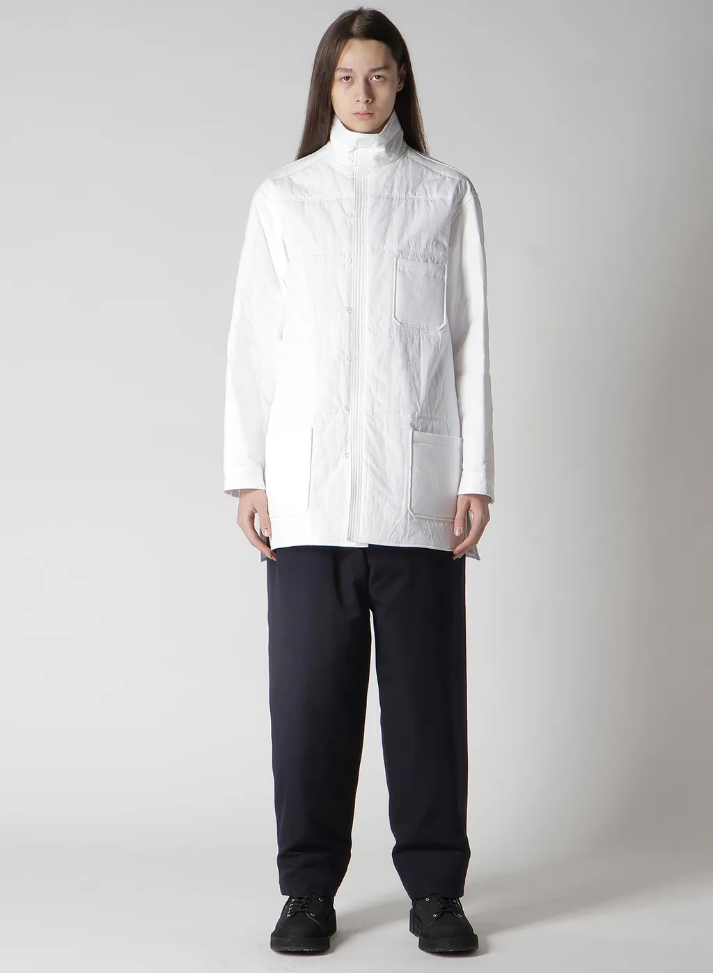 100/2 Broad Loop Button Padded Blouse