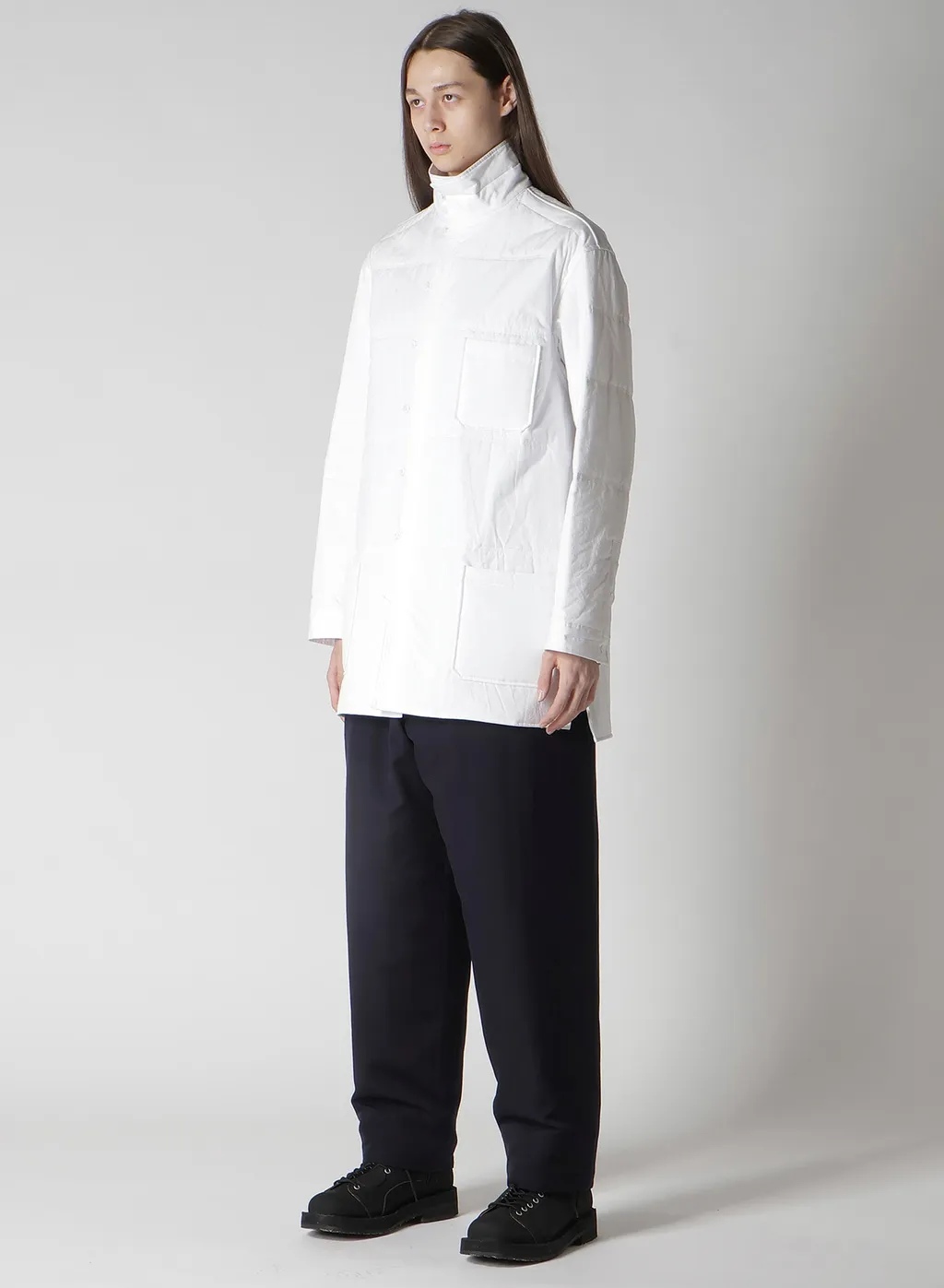 100/2 Broad Loop Button Padded Blouse