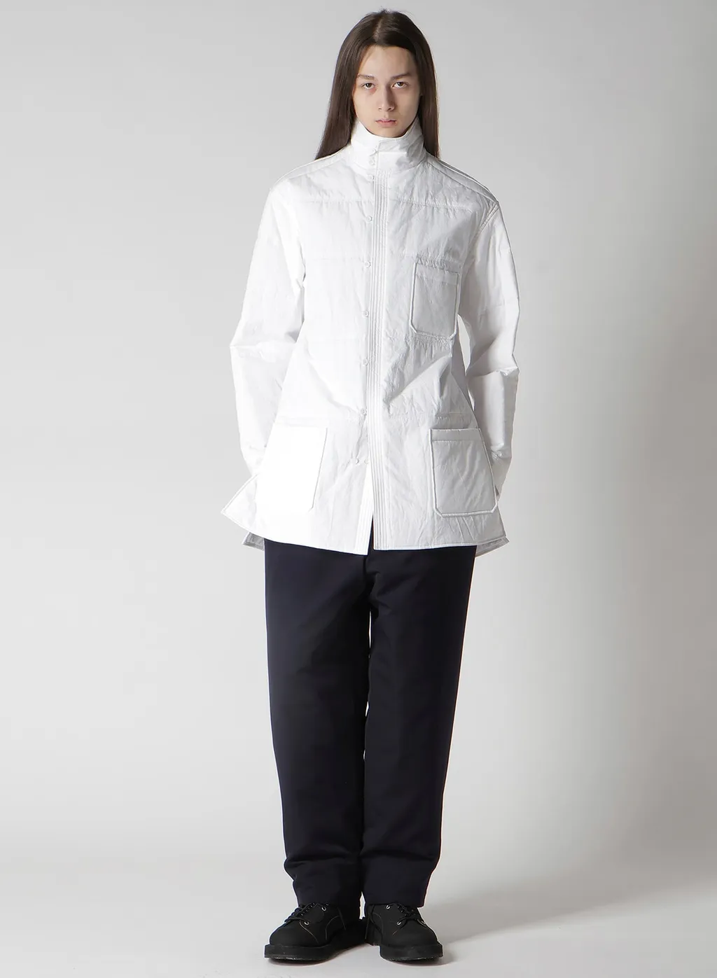 100/2 Broad Loop Button Padded Blouse
