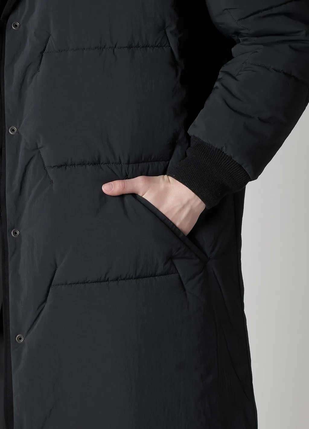 Ta Tuxedo Rib Combination Peaked Jacket