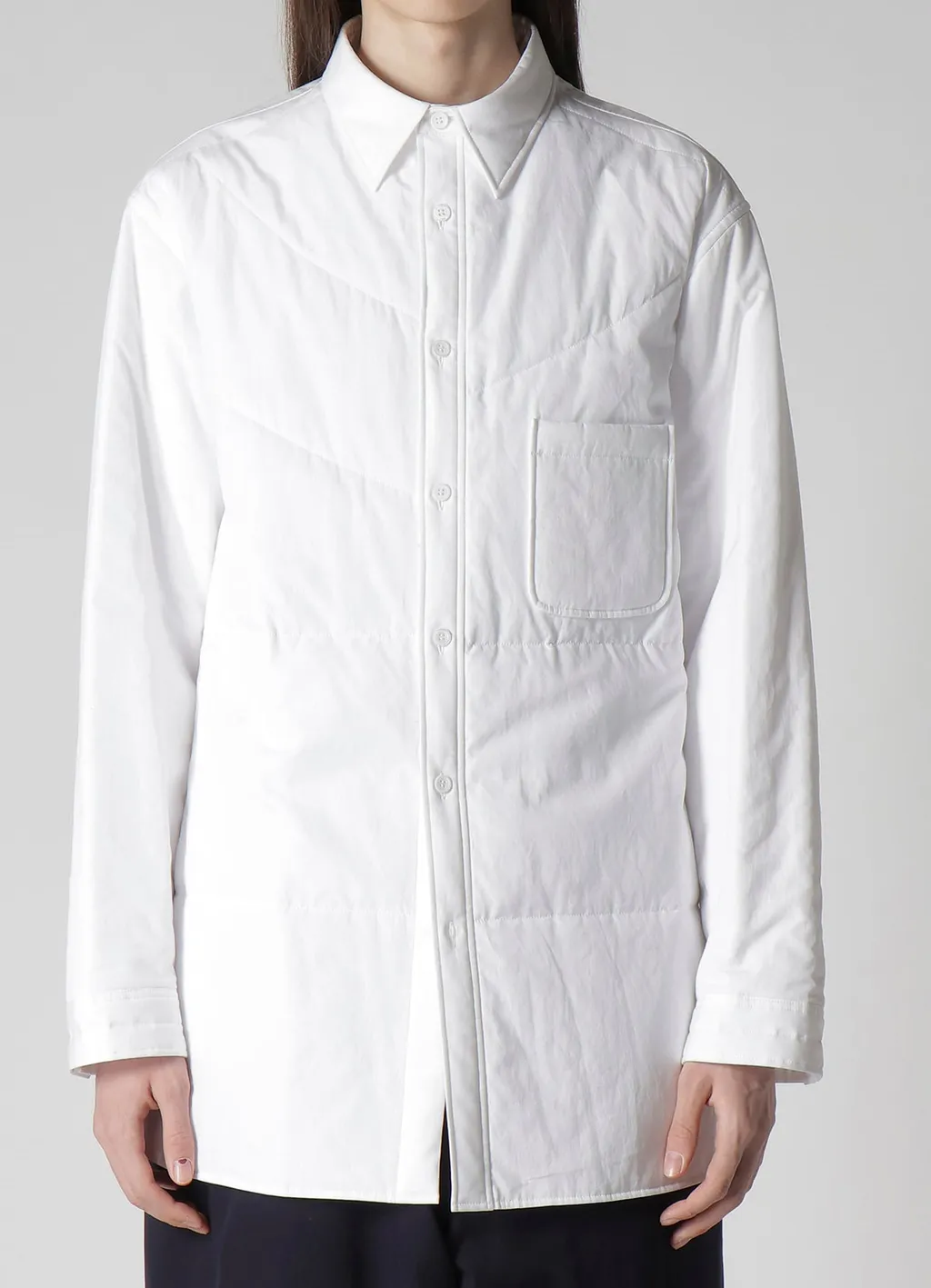 100/2 Broad Random Panel Padded Blouse