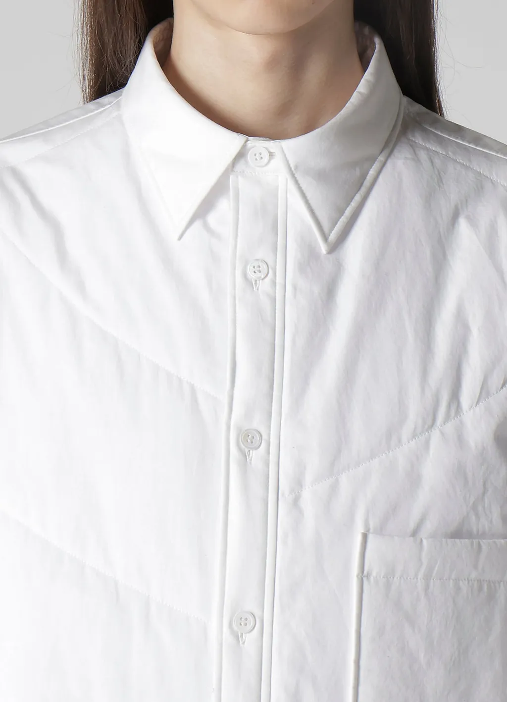 100/2 Broad Random Panel Padded Blouse