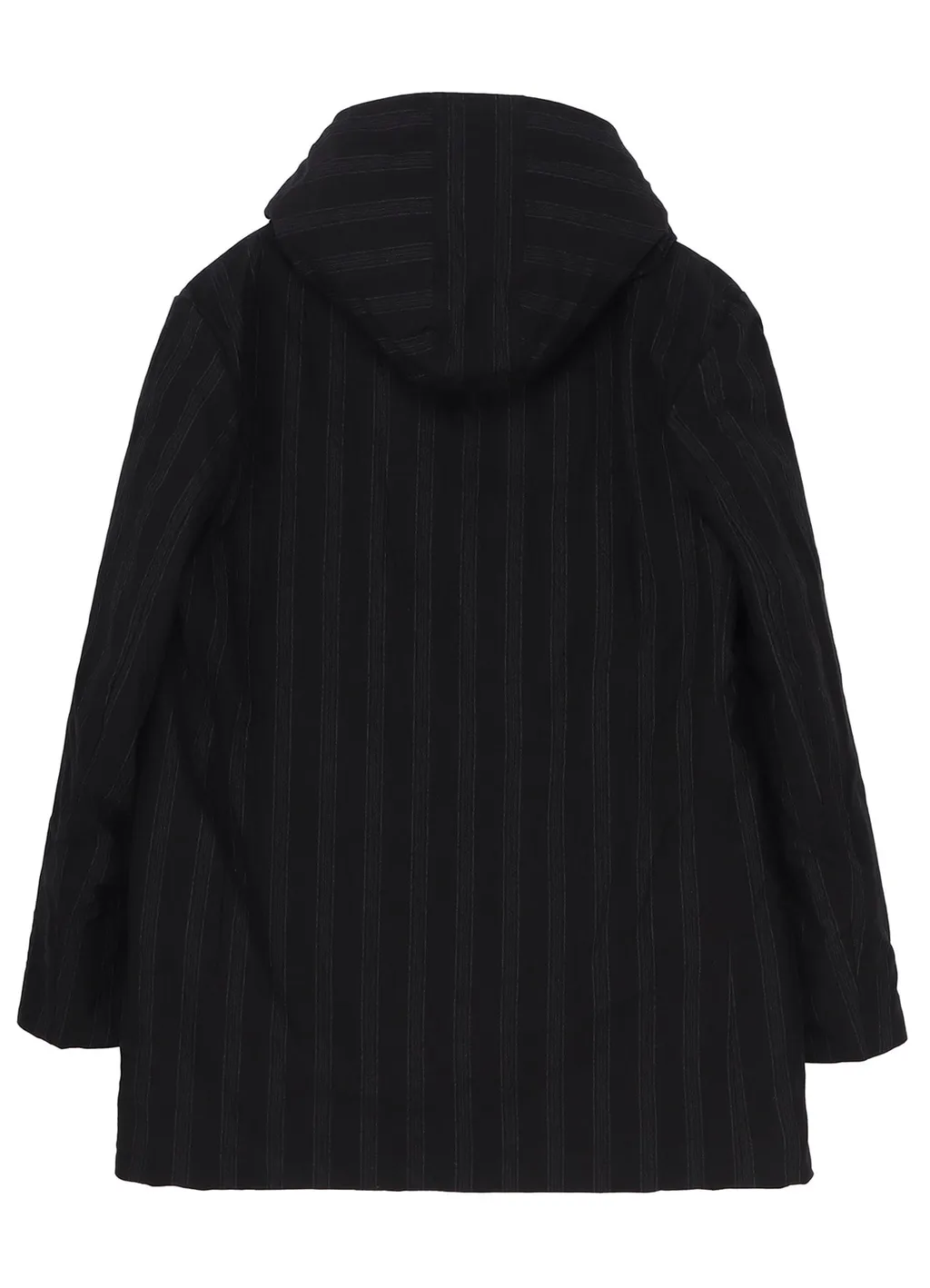 Diagonal Padded Printed Hood Jacket