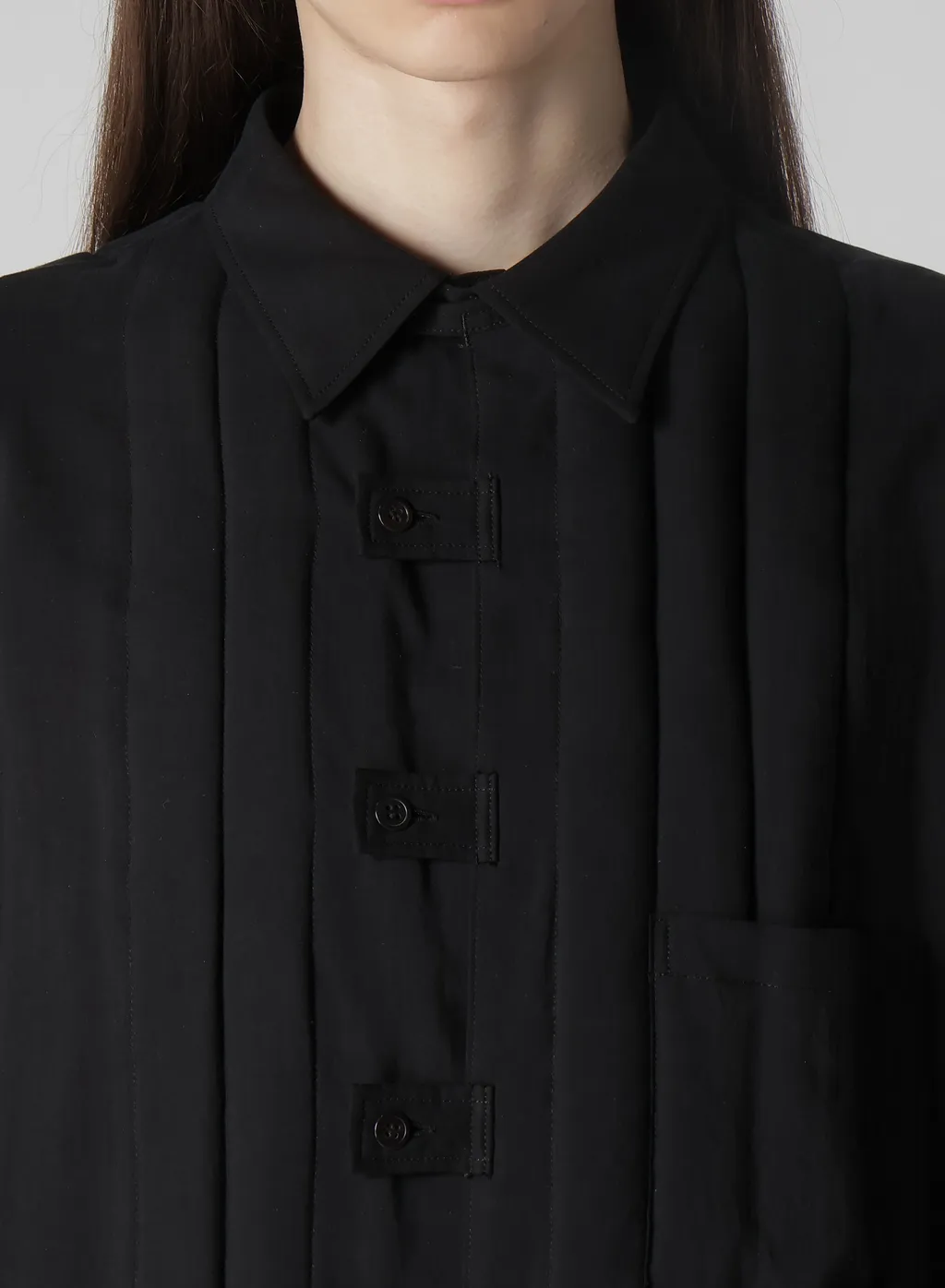 Cellulose Lawn Tab Padded Blouse