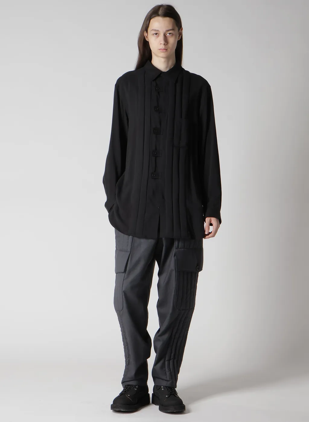 Cellulose Lawn Tab Padded Blouse