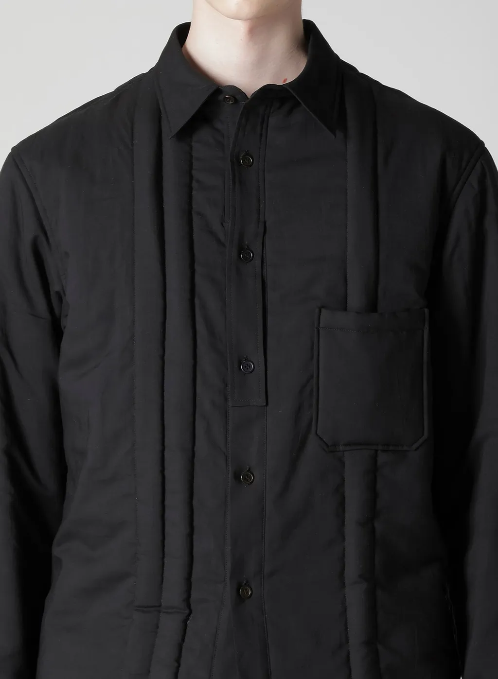Cellulose Lawn Double Placket Padded Blouse
