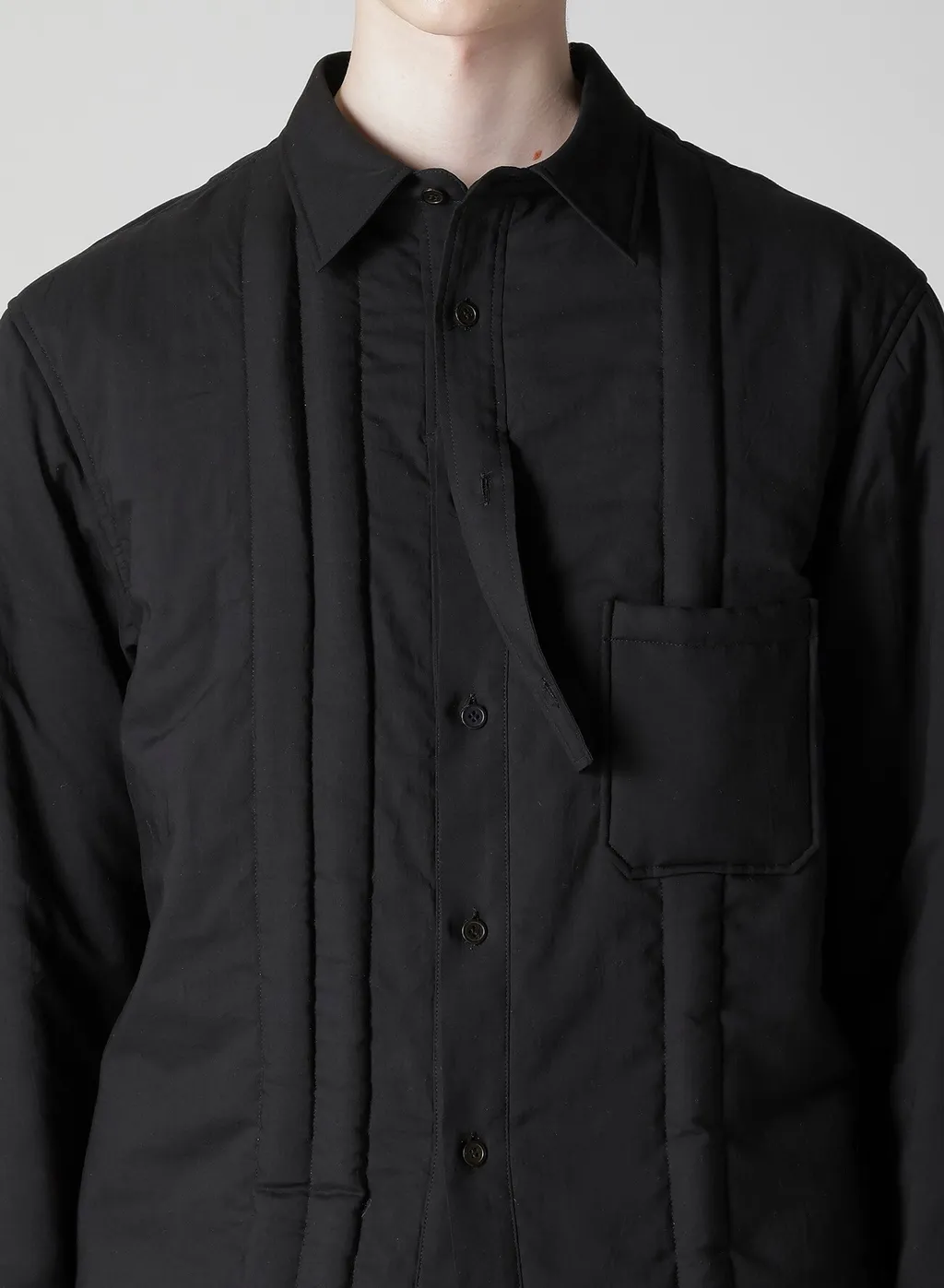 Cellulose Lawn Double Placket Padded Blouse