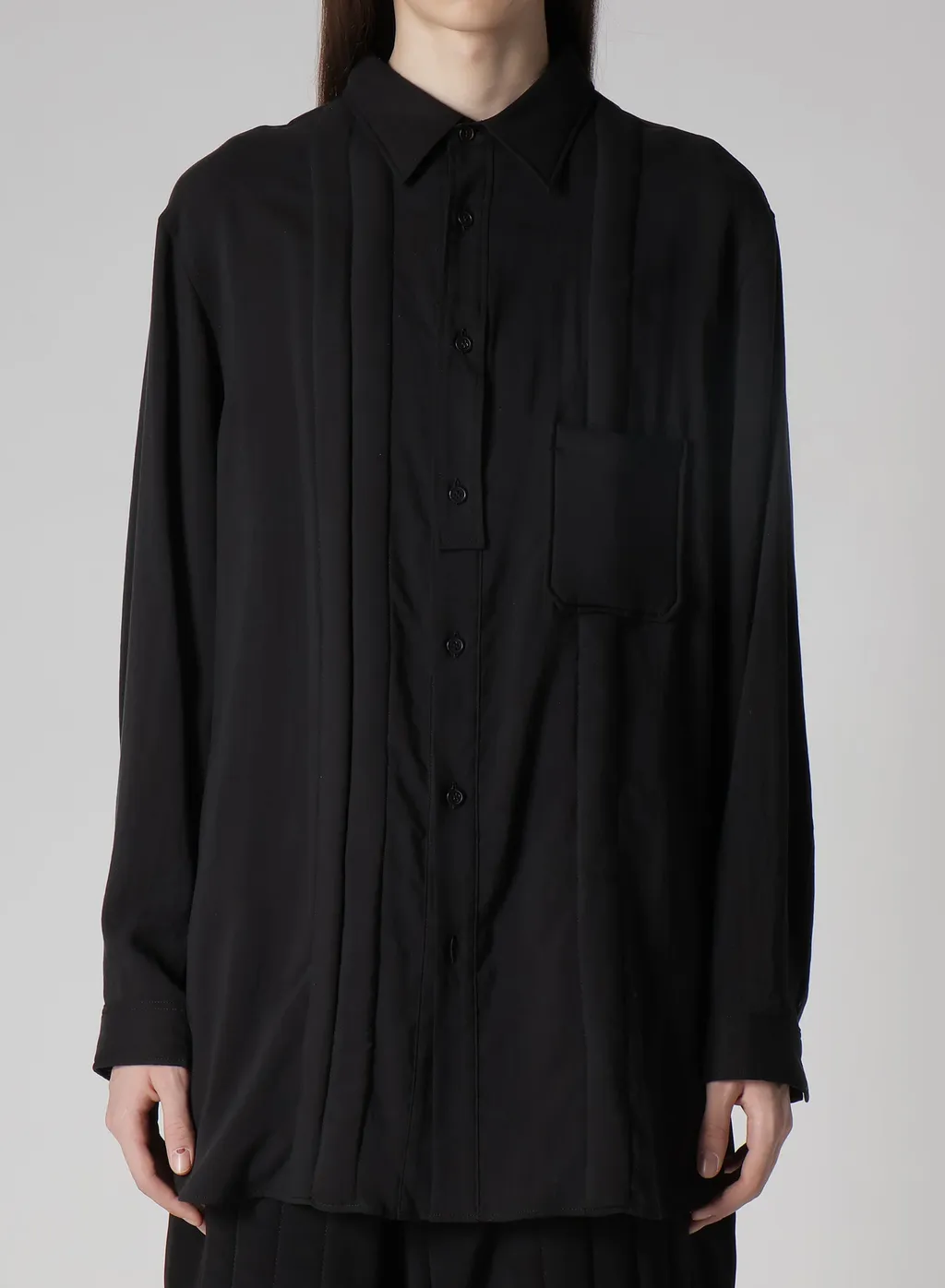 Cellulose Lawn Double Placket Padded Blouse
