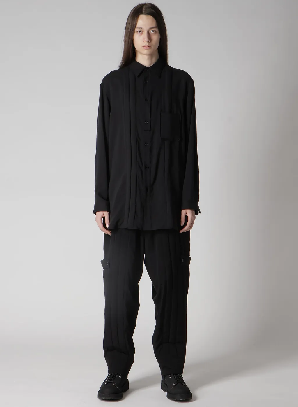Cellulose Lawn Double Placket Padded Blouse