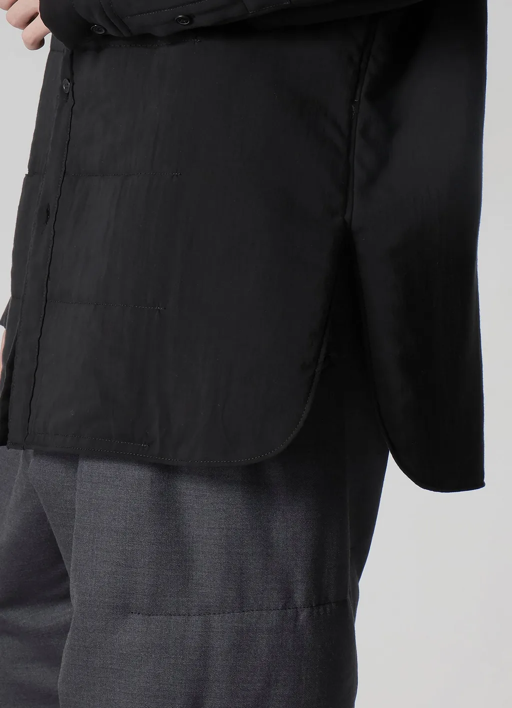 Cellulose Lawn Pk Detail Padded Blouse
