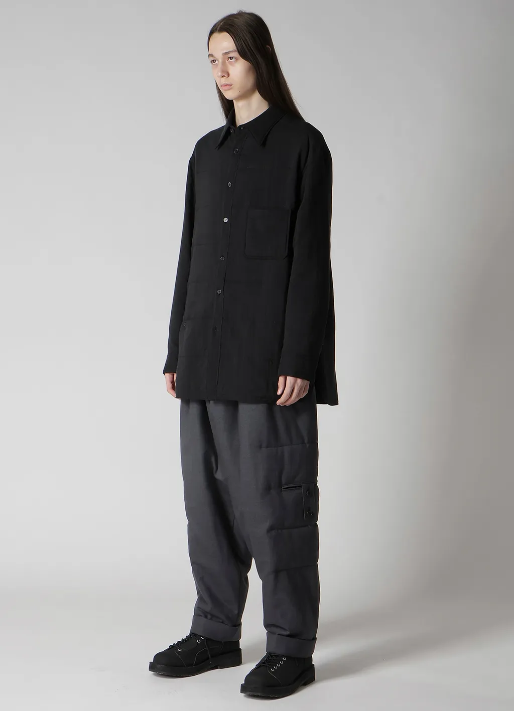 Cellulose Lawn Pk Detail Padded Blouse
