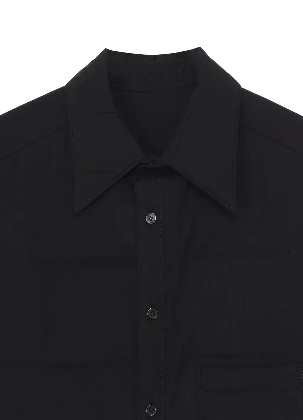 Cellulose Lawn Pk Detail Padded Blouse