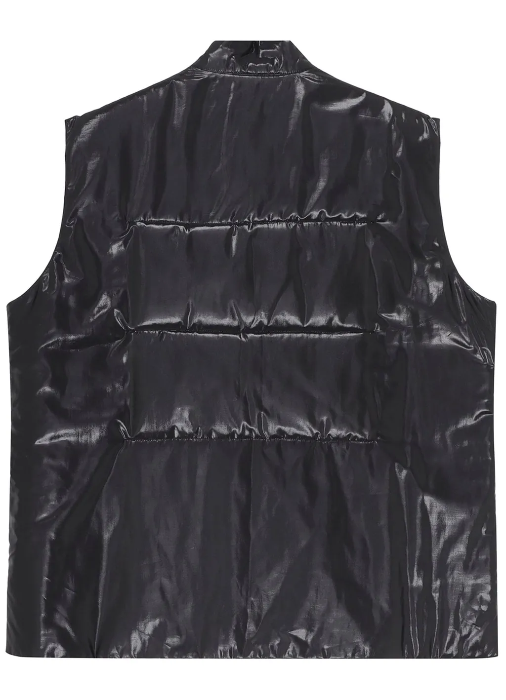Paper Logo Printed Chinese Collar Vest