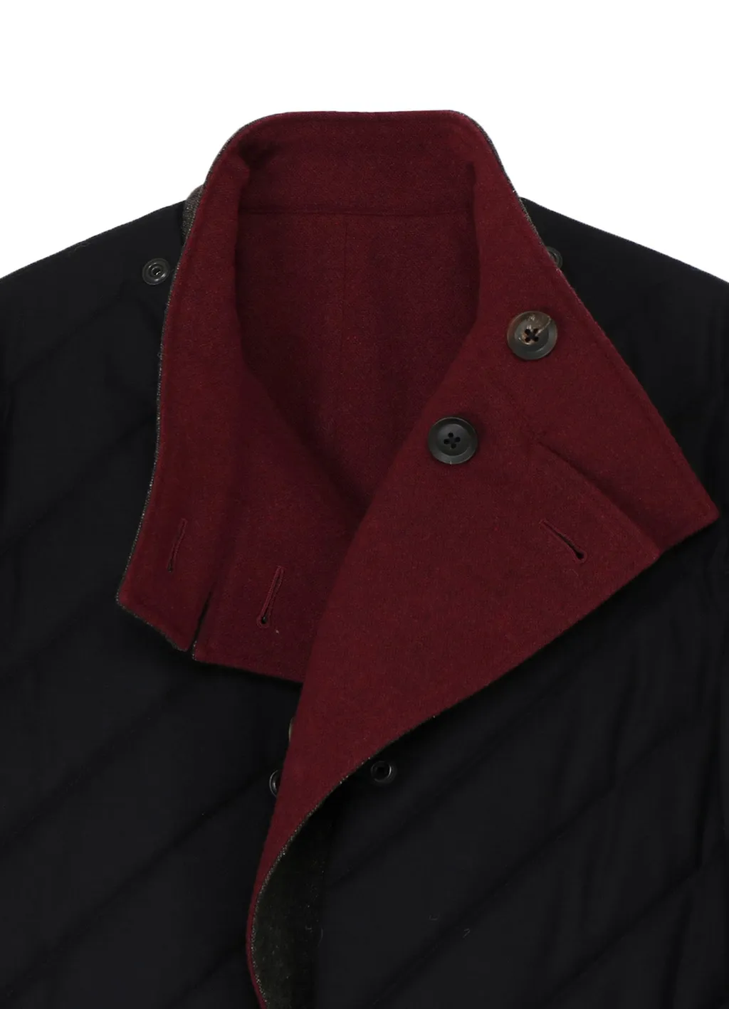 Dark Red Reversible Jacket With Liner
