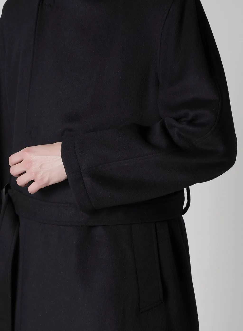 W/Ca Beaver Hooded Coat
