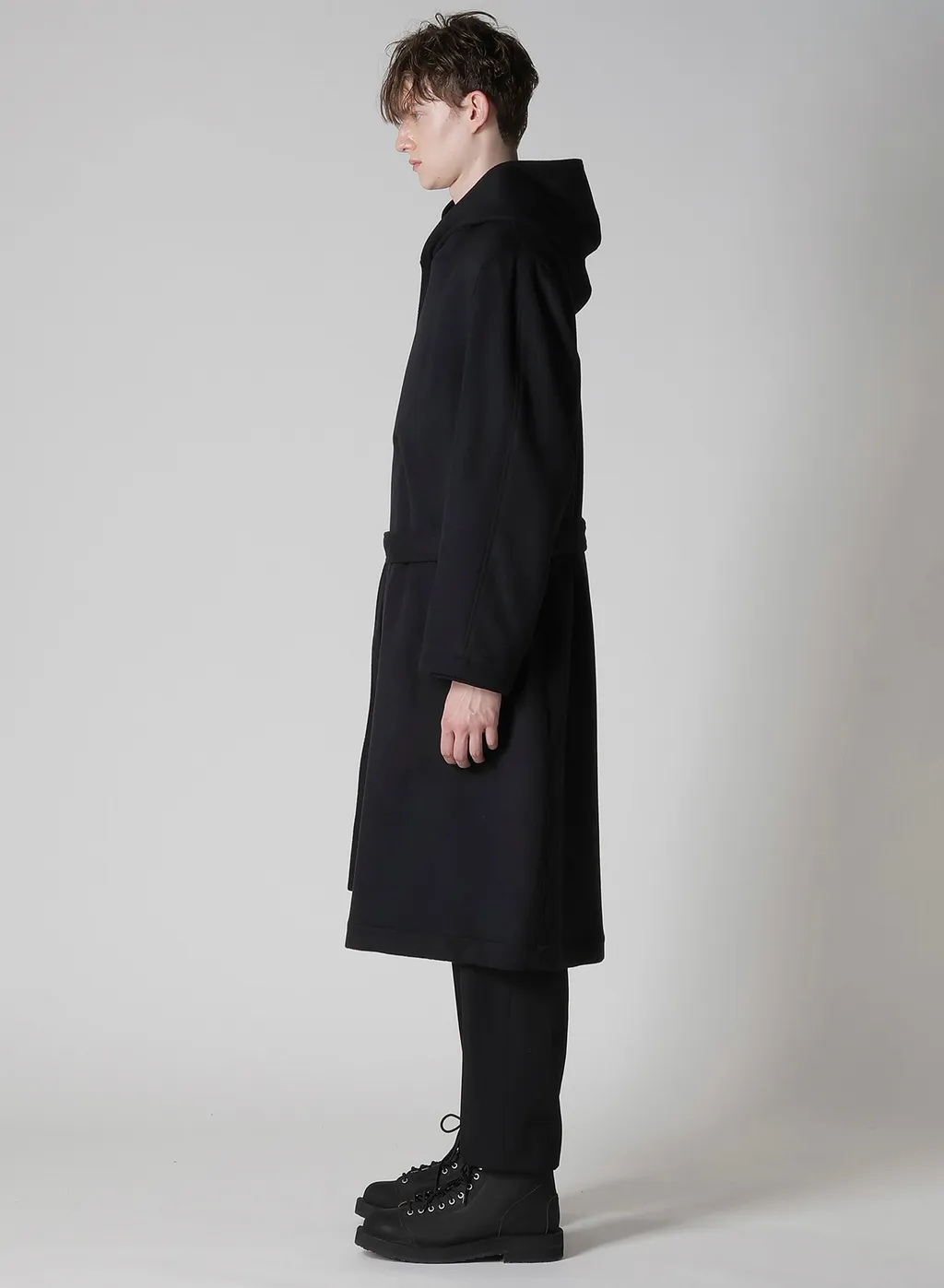 W/Ca Beaver Hooded Coat