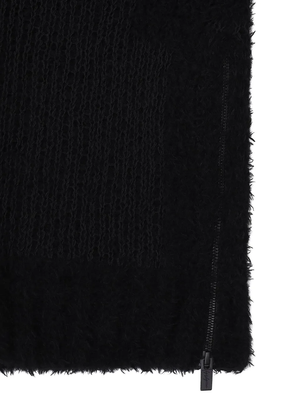 3G Jacquard Side Zip High Neck Po