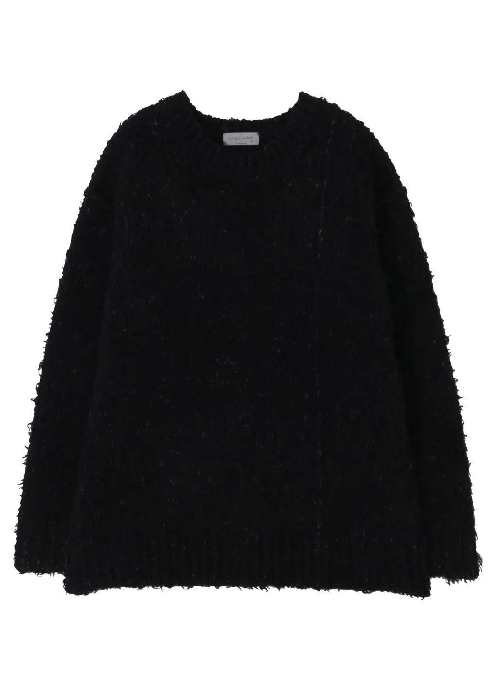 3G1P Brushed Plain Stitch Round Neck Po