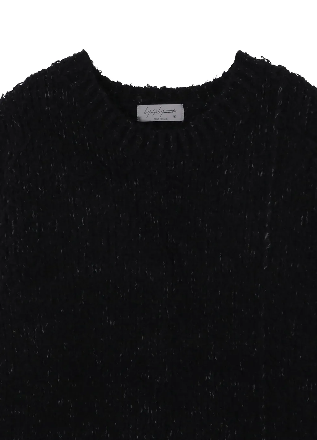 3G1P Brushed Plain Stitch Round Neck Po