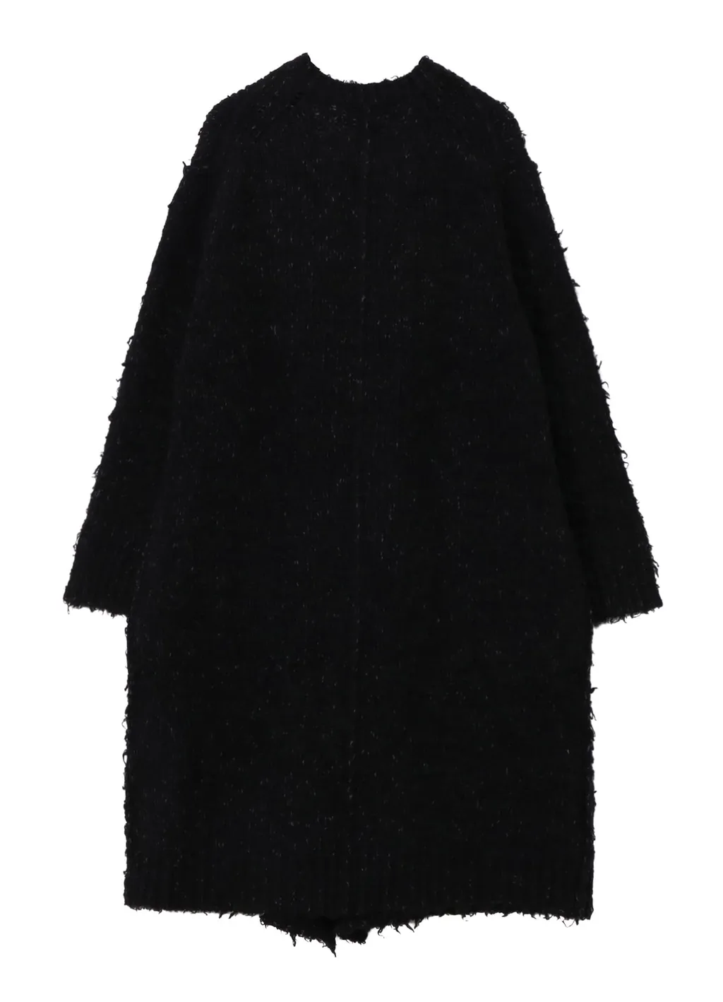 3G1P Brushed Plain Stitch Long Cardigan