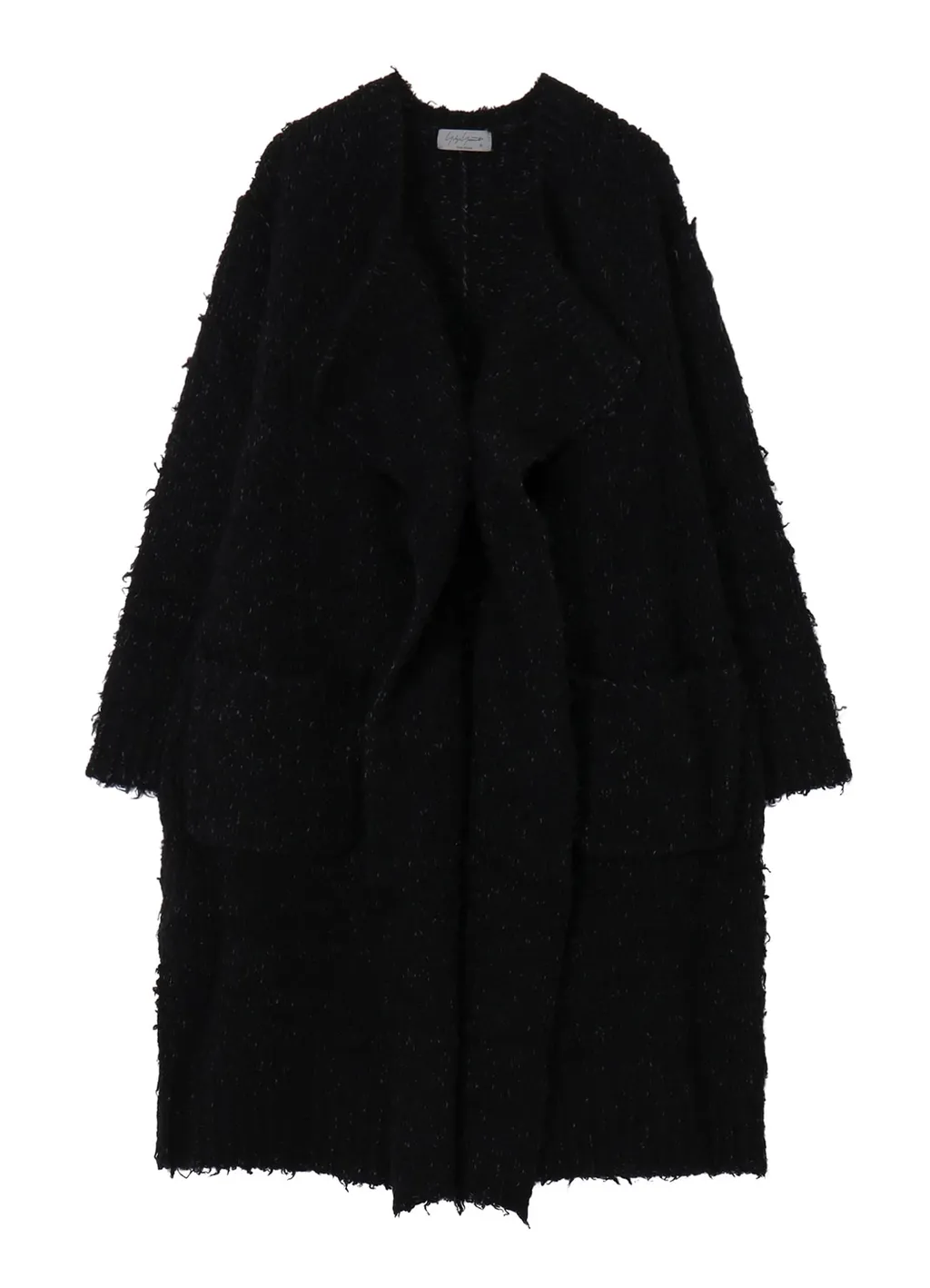 3G1P Brushed Plain Stitch Long Cardigan