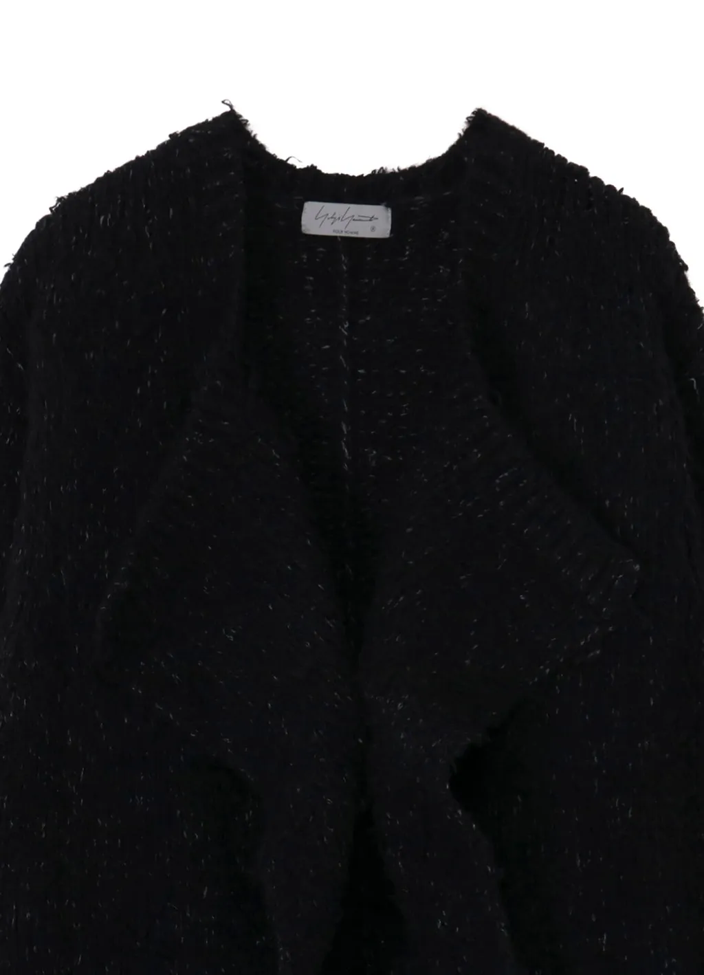 3G1P Brushed Plain Stitch Long Cardigan