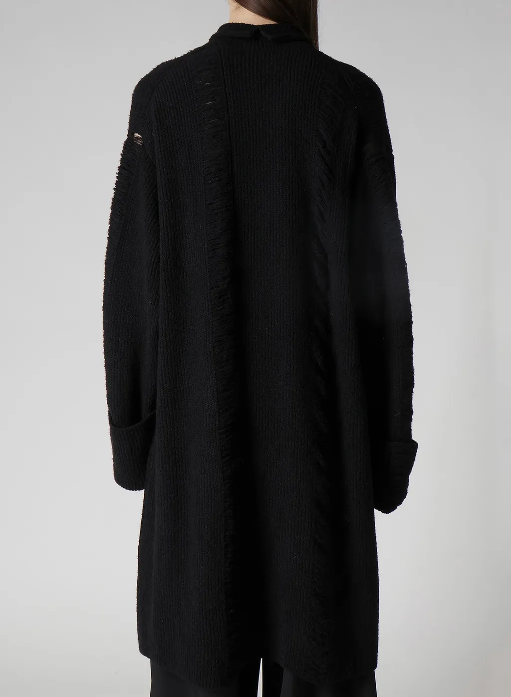 7G3P Half Cardigan Crushed Long Cardigan