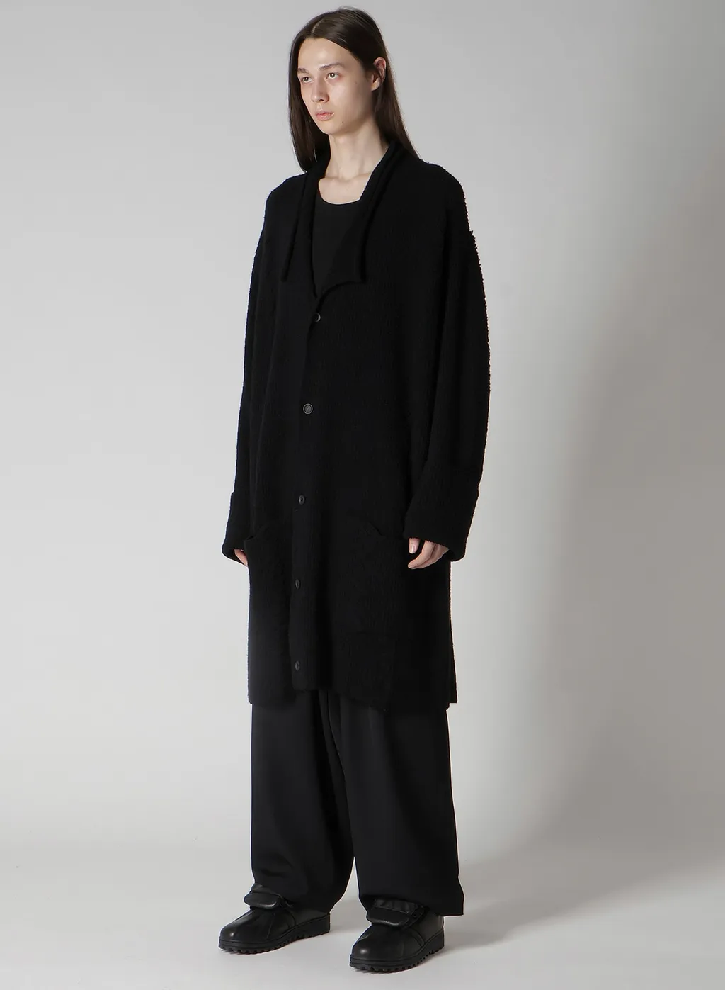 7G3P Half Cardigan Crushed Long Cardigan