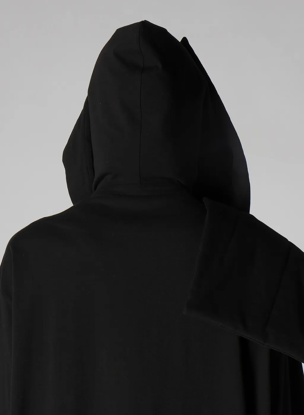 30/-High D Cotton Jersey Padded Long Coat