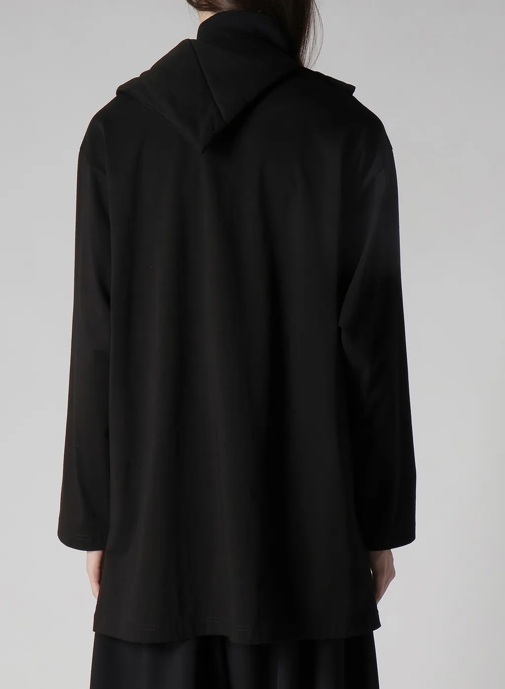 30/-High D Cotton Jersey Designed Collar Padded Coat