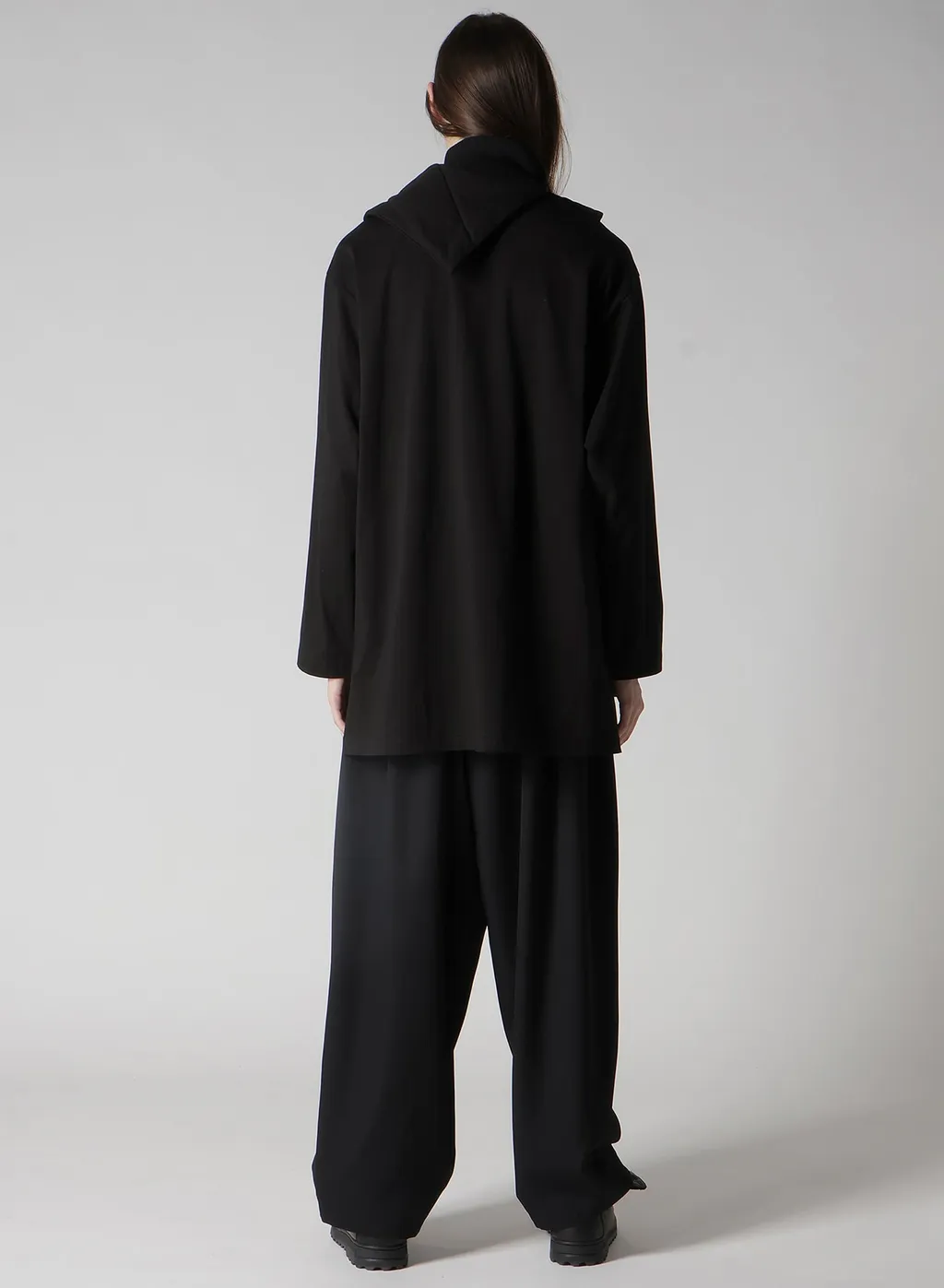 30/-High D Cotton Jersey Designed Collar Padded Coat
