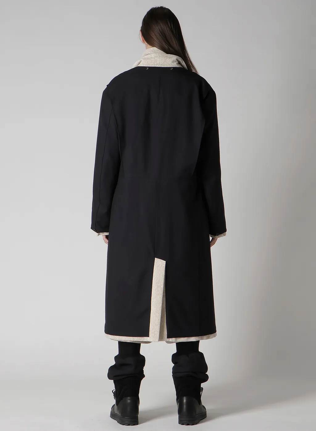 Linen Velvet Stand Collar Jacket With Liner