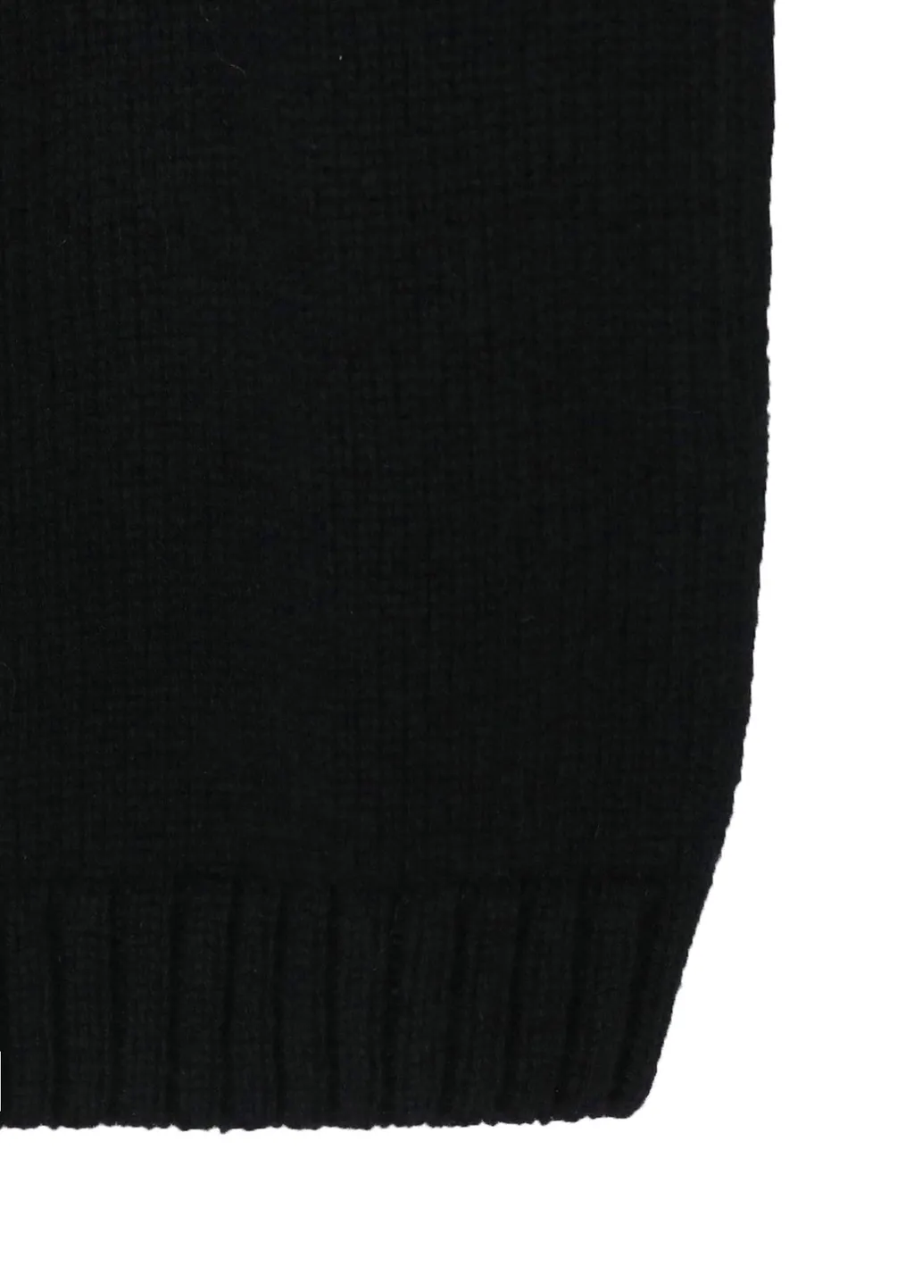 Flower Designed Turtle Neck Knit