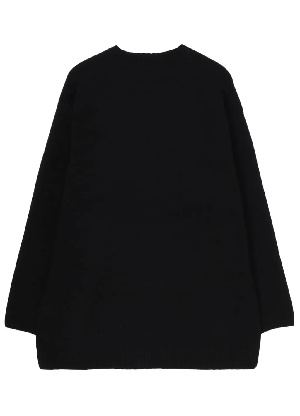 Flower Designed Crew Neck Knit