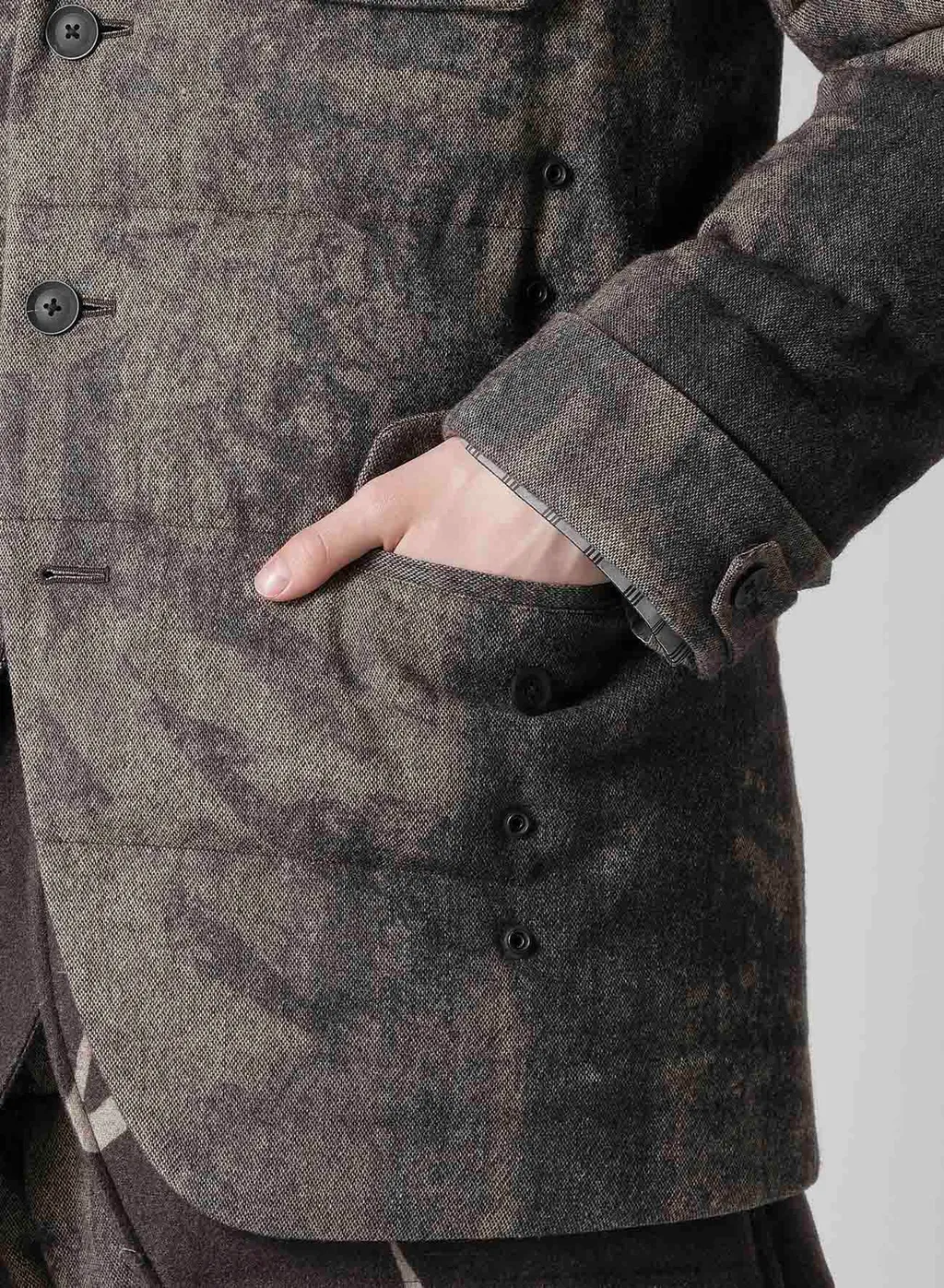 Collage Printed Padded Jacket