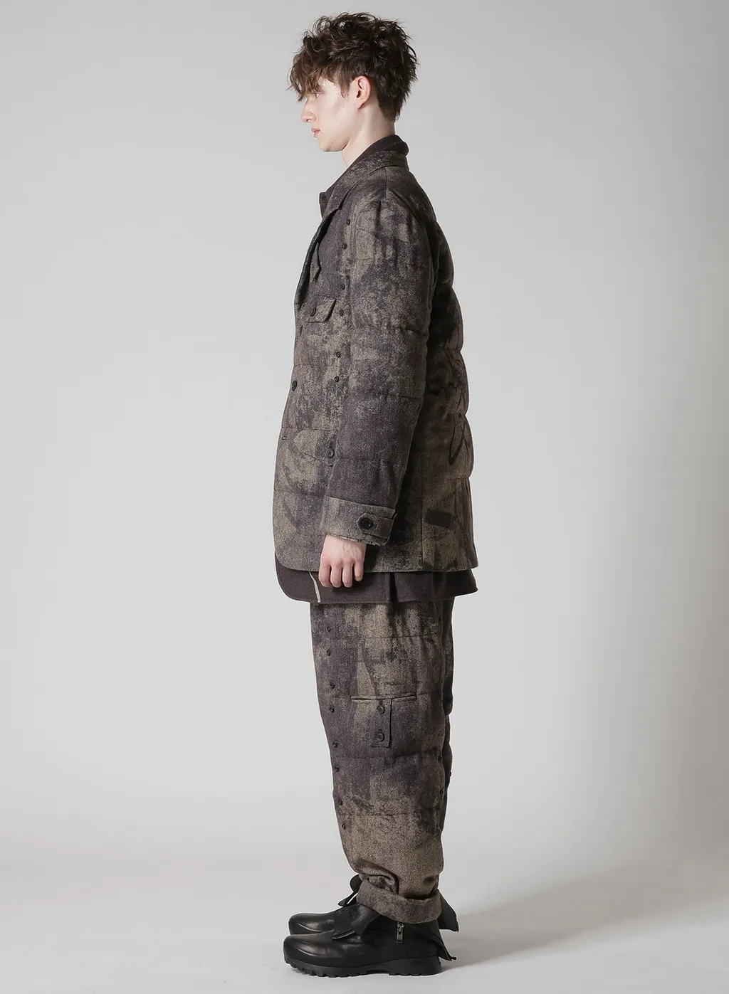 Collage Printed Padded Jacket